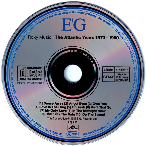 Roxy Music - The Atlantic Years 1973 - 1980 (CD)
