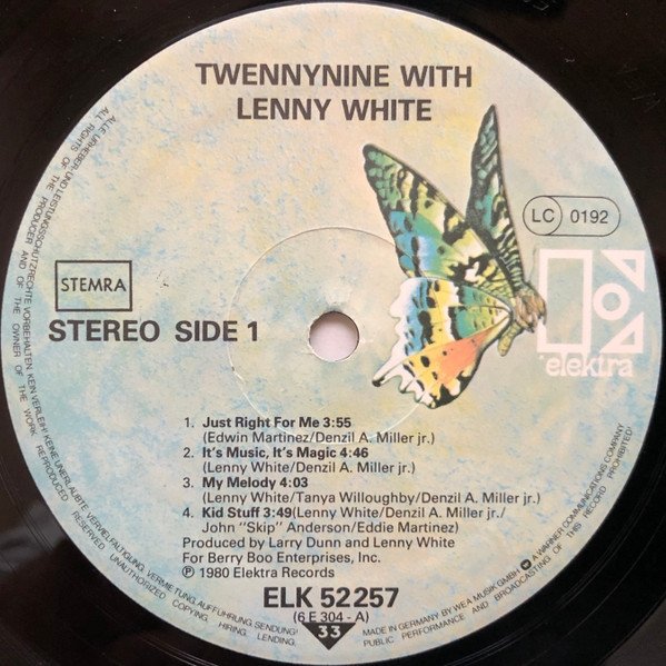 Twennynine With Lenny White - Twennynine With Lenny White (LP)