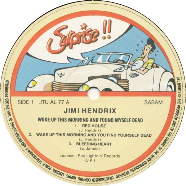 Jimi Hendrix - Woke Up This Morning And Found Myself Dead (LP)