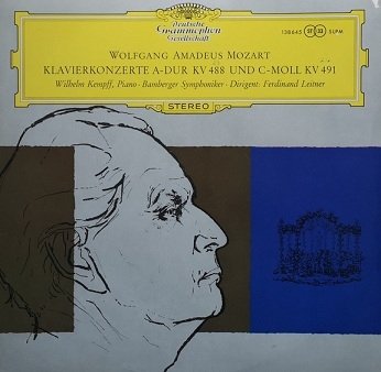 Wolfgang Amadeus Mozart - Wilhelm Kempff, Bamberger Symphoniker, Ferdinand Leitner - Klavierkonzerte A-Dur KV 488 Und C-Moll KV 491 (LP)