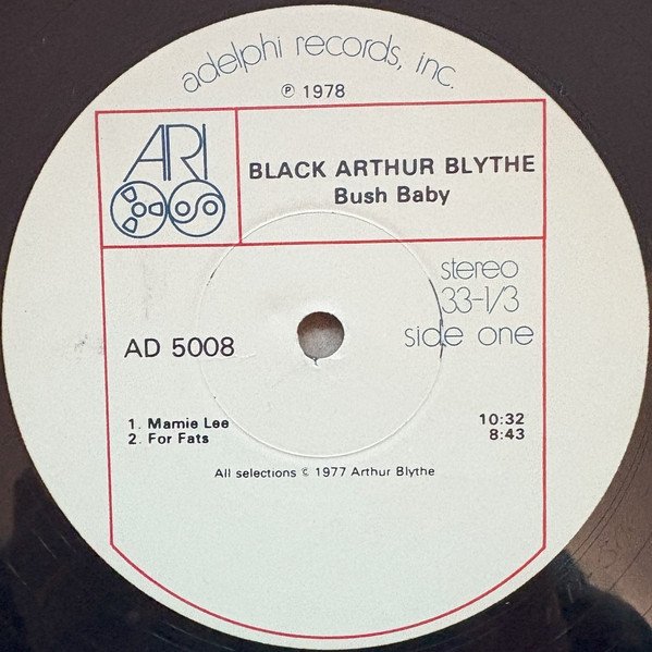 Black Arthur Blythe - Bush Baby (LP)