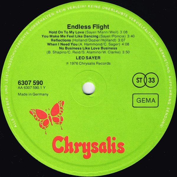 Leo Sayer - Endless Flight (LP)