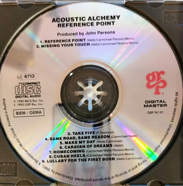 Acoustic Alchemy - Reference Point (CD)
