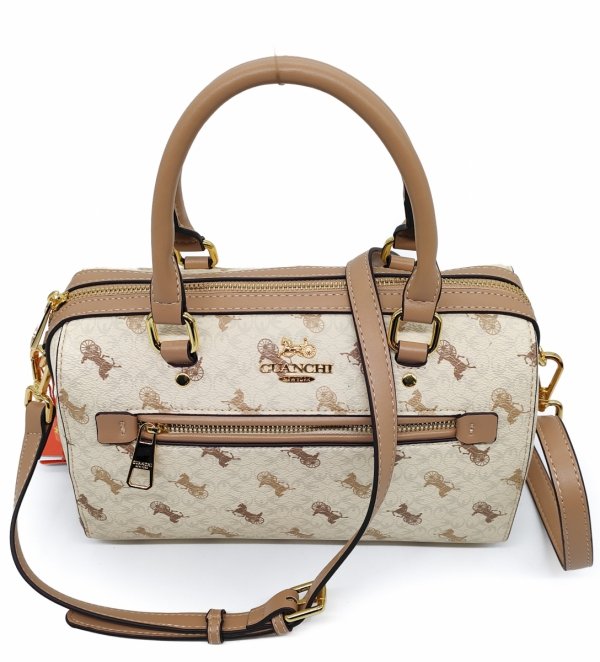 Torebka kuferek crossbody GUANCHI beżowa