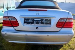 Listwa klapy bagażnika tył Mercedes CLK W208 1999 Cabrio