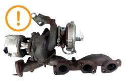 Turbosprężarka turbina Jaguar XJ X351 2012 3.0D 306DT