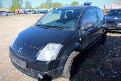 _Błotnik Przód Lewy Citroen C2 2006 1.4HDI Hatchback 3-drzwi [rysy, delikatne wgniecenia]