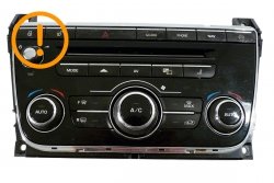 _Panel sterowania klimatyzacji przód Jaguar XJ X351 2012 Sedan