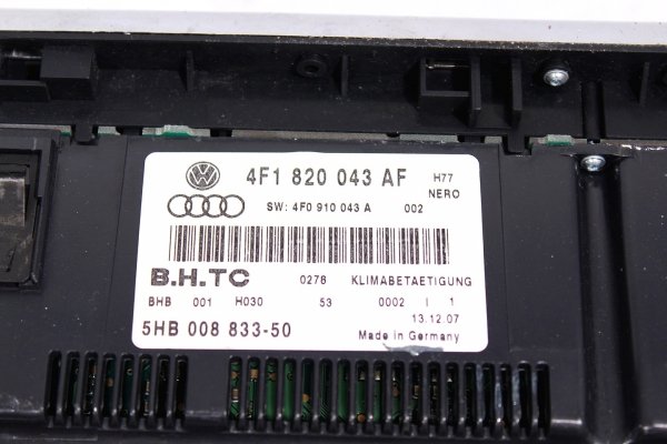 Panel sterowania klimatyzacji Audi A6 C6 2008 Kombi