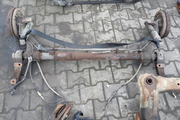 Belka Zawieszenie tył Renault Kangoo I 2003 1.2i D4F712 (Bębny, ABS)