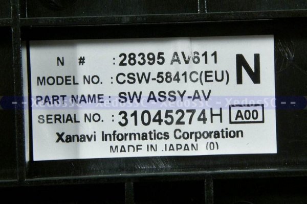 PANEL STEROWANIA KLIMATYZACJĄ NISSAN PRIMERA 03