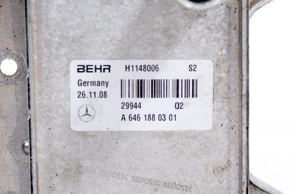 CHŁODNICA OLEJU MERCEDES C-KLASA W204 2008 2.2CDI