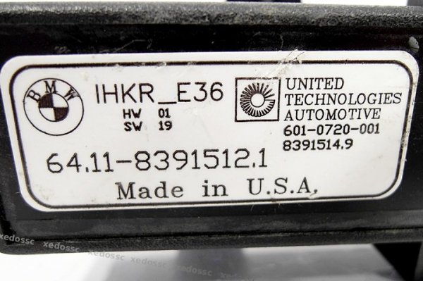 STEROWNIK KLIMATYZACJI BMW E36 601-0720-001 FV