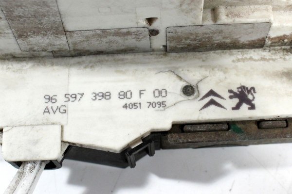 _Zamek drzwi przód lewy Peugeot 407 2005 (6-pin)