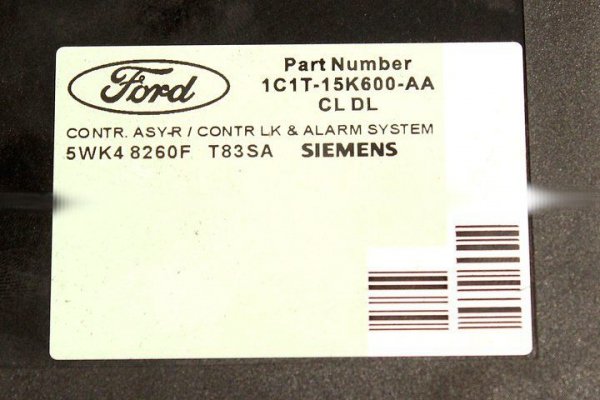 Komputer silnika stacyjka immo Ford Transit MK6 2000-2006 2.4TDCI
