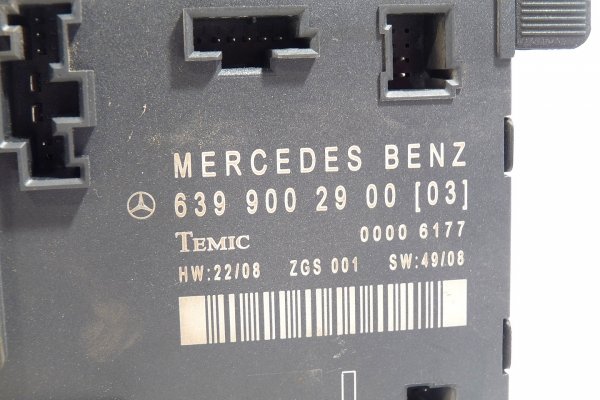 Moduł sterowania drzwi lewy Mercedes Vito W639 2011 