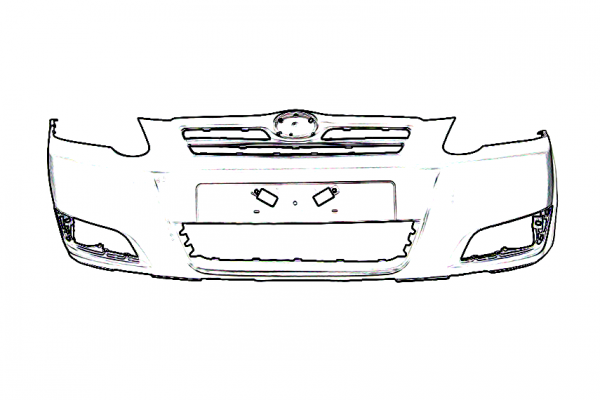 Zderzak przód Toyota Corolla E12 LIFT 2004-2007 Hatchback