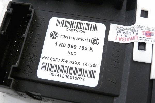 Silniczek podnośnika szyby przód lewy VW Golf V 1K 2003-2008
