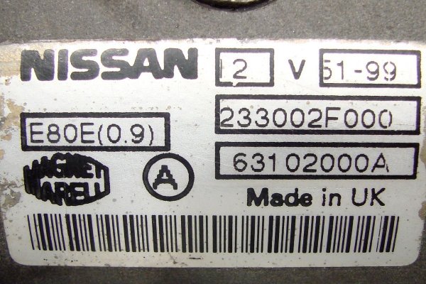 Rozrusznik Nissan Primera P11 1996-2002 1.6 16V