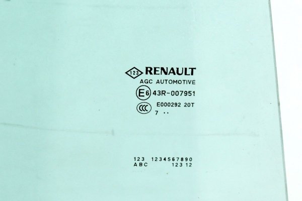 Szyba drzwi tył prawa Renault Scenic IV 2018