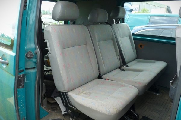 Fotel prawy pasażera podwójny kanapa przód VW Transporter T5 2005 Bus