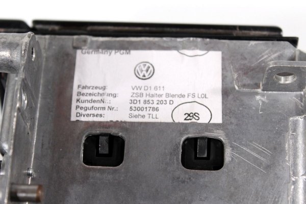 Kratka kratki nawiewu komplet VW Phaeton GP3 2011
