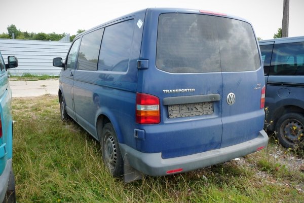 _Drzwi skrzydełkowe tył lewe VW Transporter T5 2004 Bus (kod lakieru: LL5M)