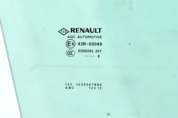 Szyba drzwi przód prawa Renault Scenic IV 2018