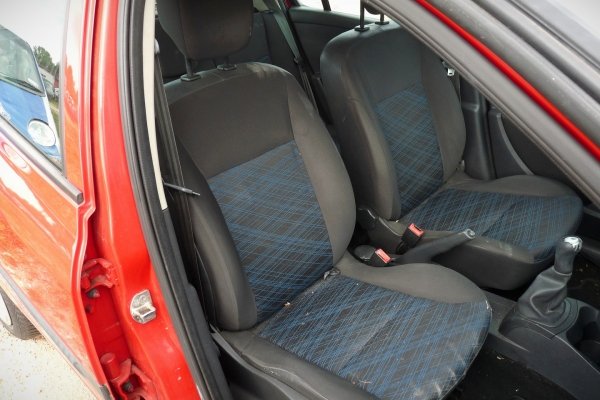 Drzwi przód lewe Renault Clio III 2008 Hatchback 5-drzwi (kod lakieru: OV727 - RED BRISK BC)