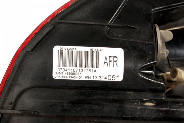 Lampa tył prawa Opel Astra J 2011 Kombi