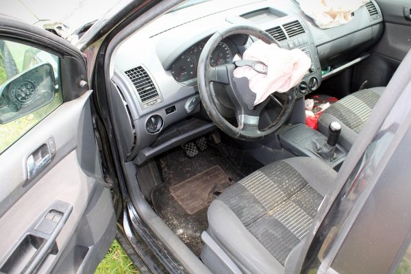 Drzwi Tył Lewe VW Polo 9N 2008 1.2i Hatchback 5-drzwi (gołe drzwi bez osprzętu)