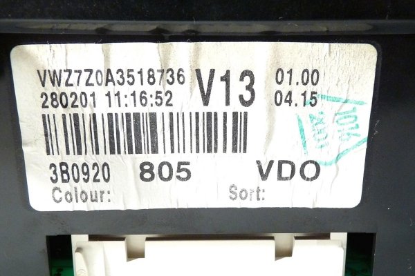 Licznik zegary VW Passat B5 2001 1.8T