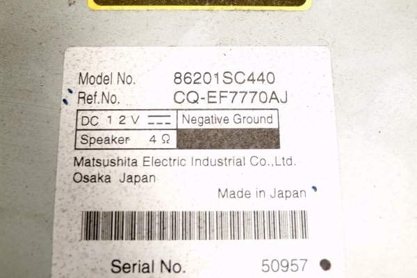 Radio Subaru Forester III SH 2008 Suv