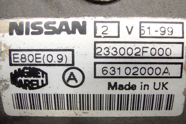Rozrusznik Nissan Primera P11 1996-2002 1.6 16V