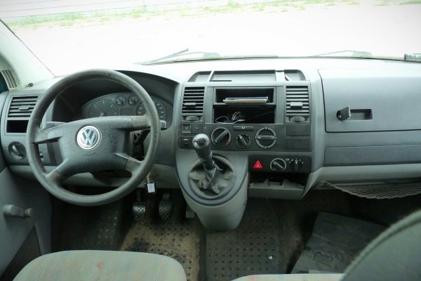 _Szyba drzwi przesuwnych tył prawa VW Transporter T5 2005 Bus