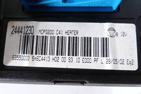 Panel sterowania klimatyzacji Opel Vectra C 2002 1.8i 16V