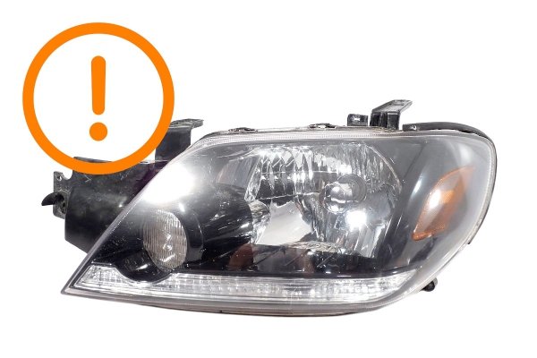 Reflektor lewy Mitsubishi Outlander I 2004 