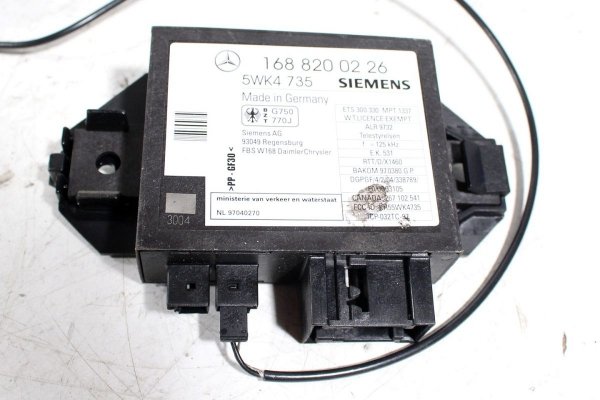 _Komputer silnika stacyjka immo Mercedes A-Klasa W168 1999 1.6i