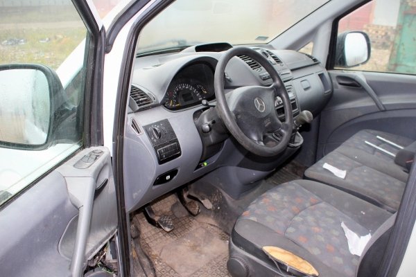Fotel prawy pasażera podwójny Mercedes Vito W639 2005 Bus 