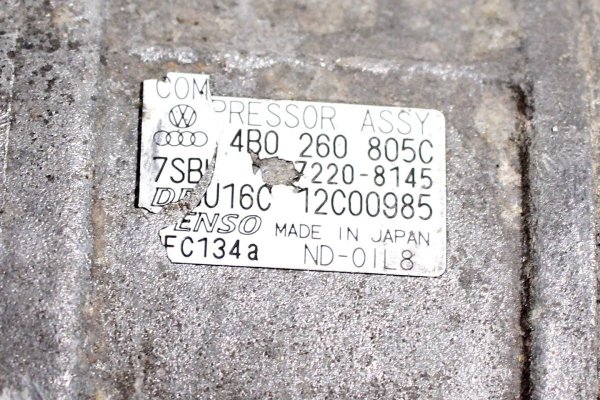 Sprężarka klimatyzacji Audi A4 B5 1998 2.5TDI (PV4 Ø125 7SBU16 1-pin)