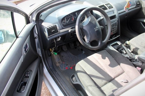 Drzwi Przód Lewe Peugeot 407 2006 1.6HDI Sedan (gołe drzwi bez osprzętu)