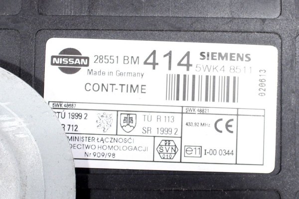 komputer silnika - stacyjka - immobilizer - nissan - almera - zdjęcie 3