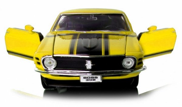 1970 FORD MUSTANG BOSS 302 Auto METALOWY MODEL Welly 1:24