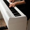 GaMusic GA-85 White statyw do pianina