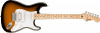 Squier FSR Sonic Stratocaster HSS Maple Fingerboard White Pickguard 2-Color Sunburst