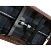 Hidrau-Model ława do pianina  HM BG2 Walnut 03 Orzech mat TC4 welur brązowy