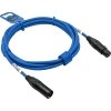 GoodDrut XLRm-XLRf 2m niebieski kabel mikrofonowy