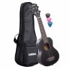 Cascha 2262 Premium Mahogany Ukulele Sopranowe BLK SET 