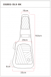Ortega OGBEG-DLX-BK Gig Bag do gitary elektrycznej