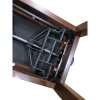 Piano Fiks PK-100 B45 L34 Ława do pianina ciemny orzech mat czarna skóra